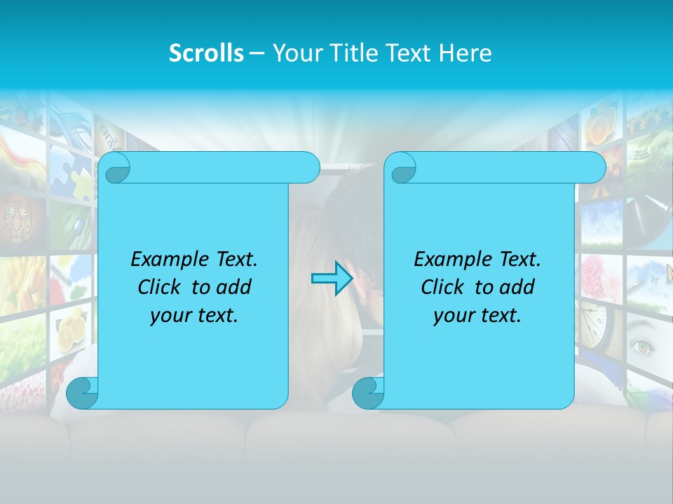 Multimedia Virtual Entertainment PowerPoint Template
