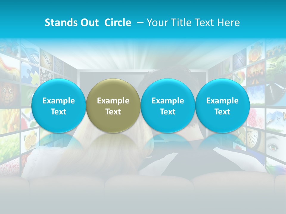 Multimedia Virtual Entertainment PowerPoint Template