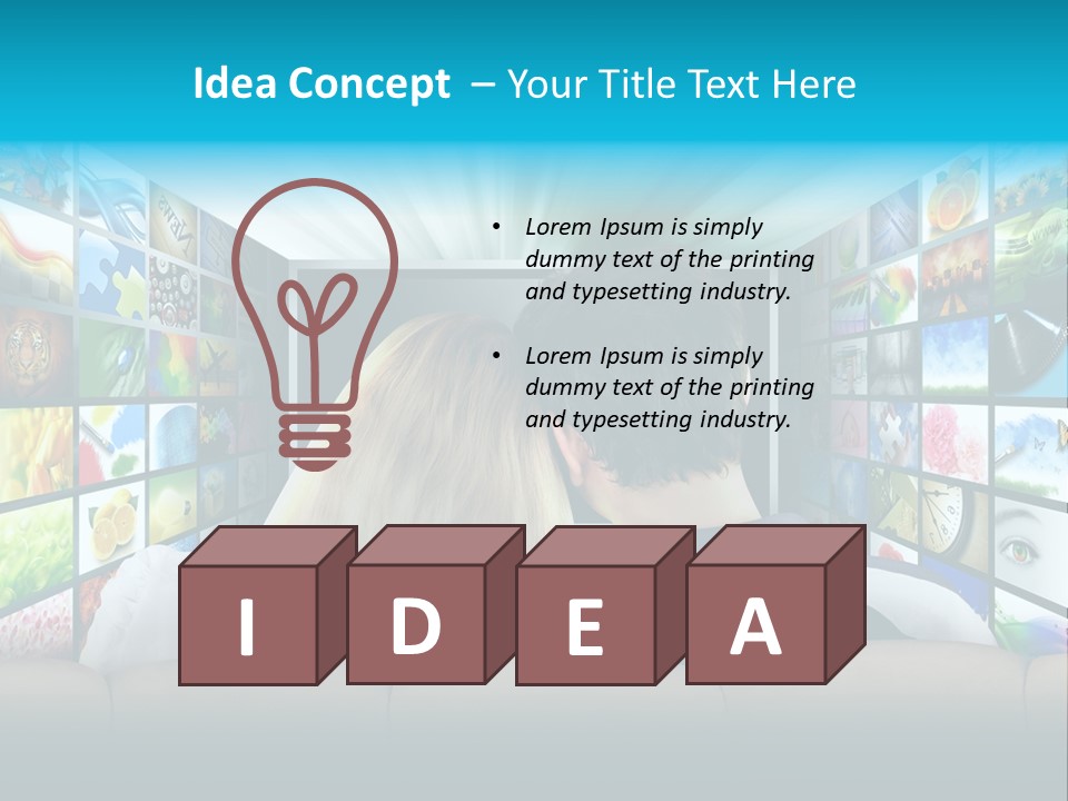 Multimedia Virtual Entertainment PowerPoint Template