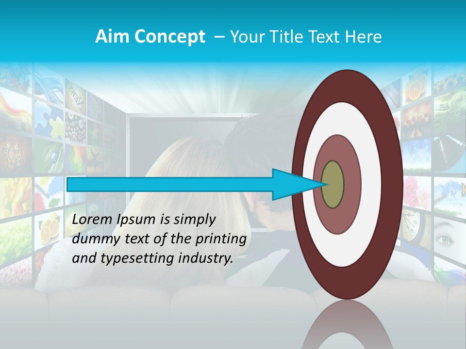 Multimedia Virtual Entertainment PowerPoint Template