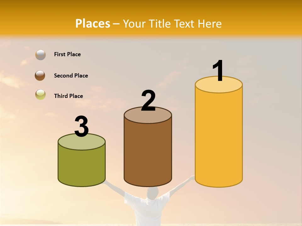 Plain People Boy PowerPoint Template