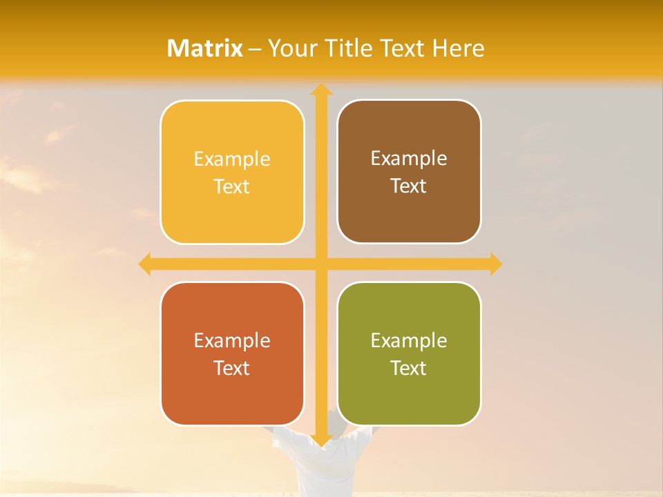 Plain People Boy PowerPoint Template