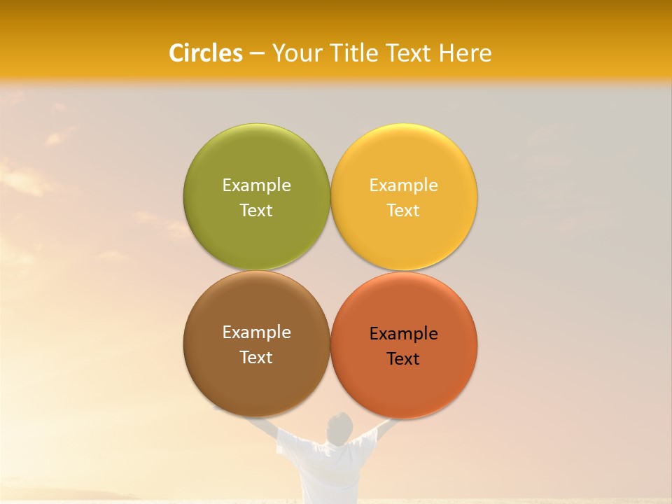 Plain People Boy PowerPoint Template