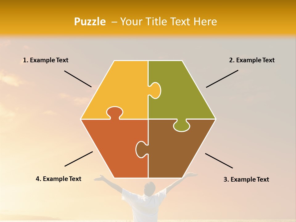 Plain People Boy PowerPoint Template