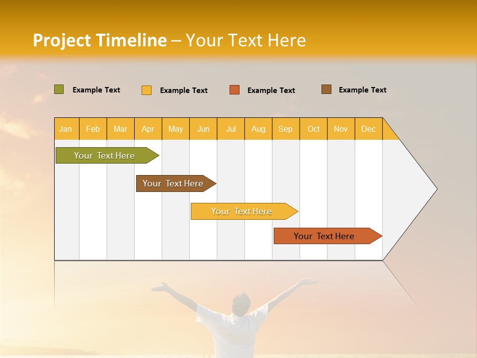 Plain People Boy PowerPoint Template