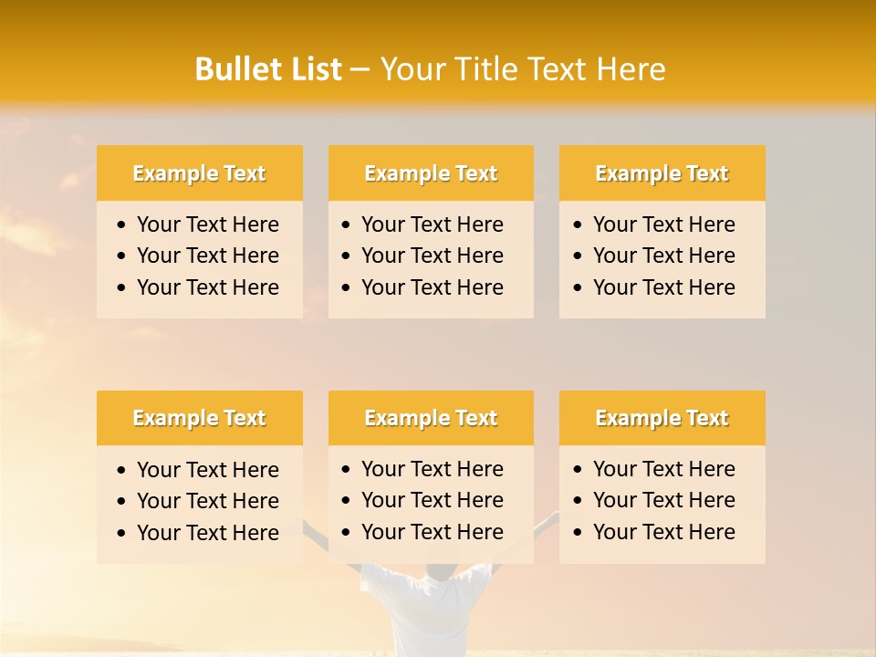 Plain People Boy PowerPoint Template