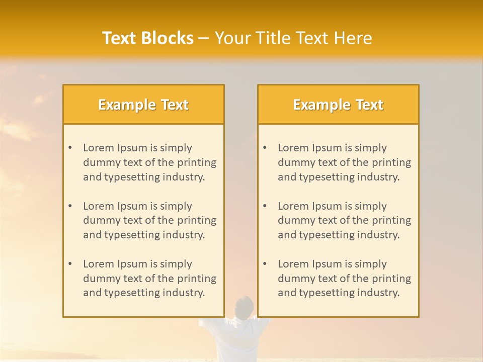 Plain People Boy PowerPoint Template