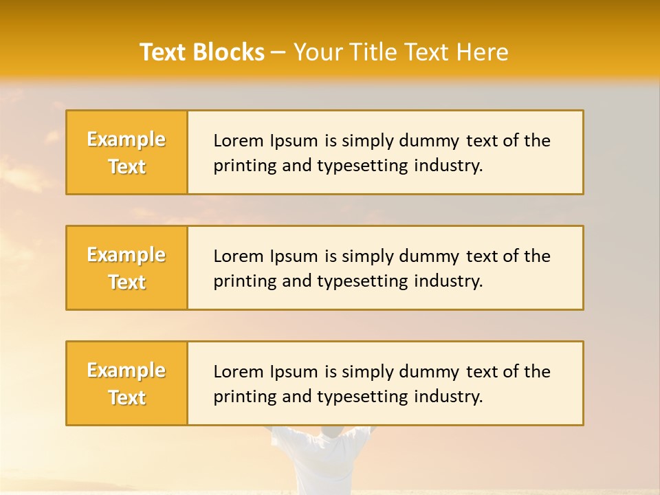 Plain People Boy PowerPoint Template