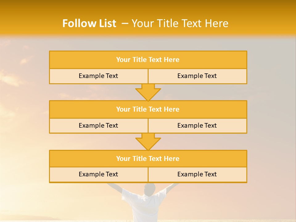 Plain People Boy PowerPoint Template