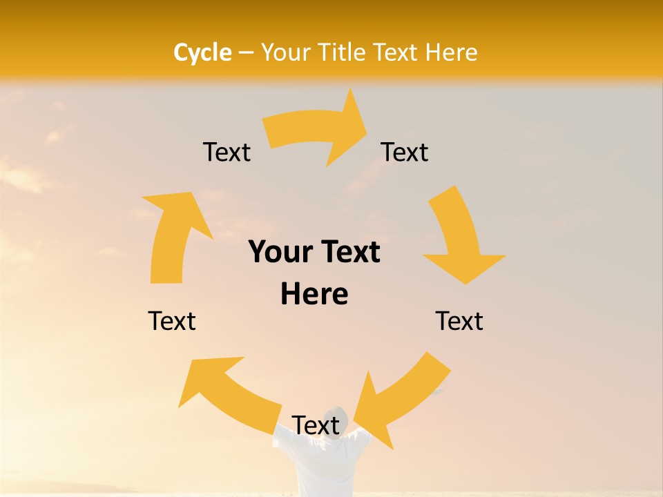 Plain People Boy PowerPoint Template