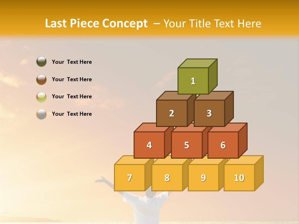 Plain People Boy PowerPoint Template