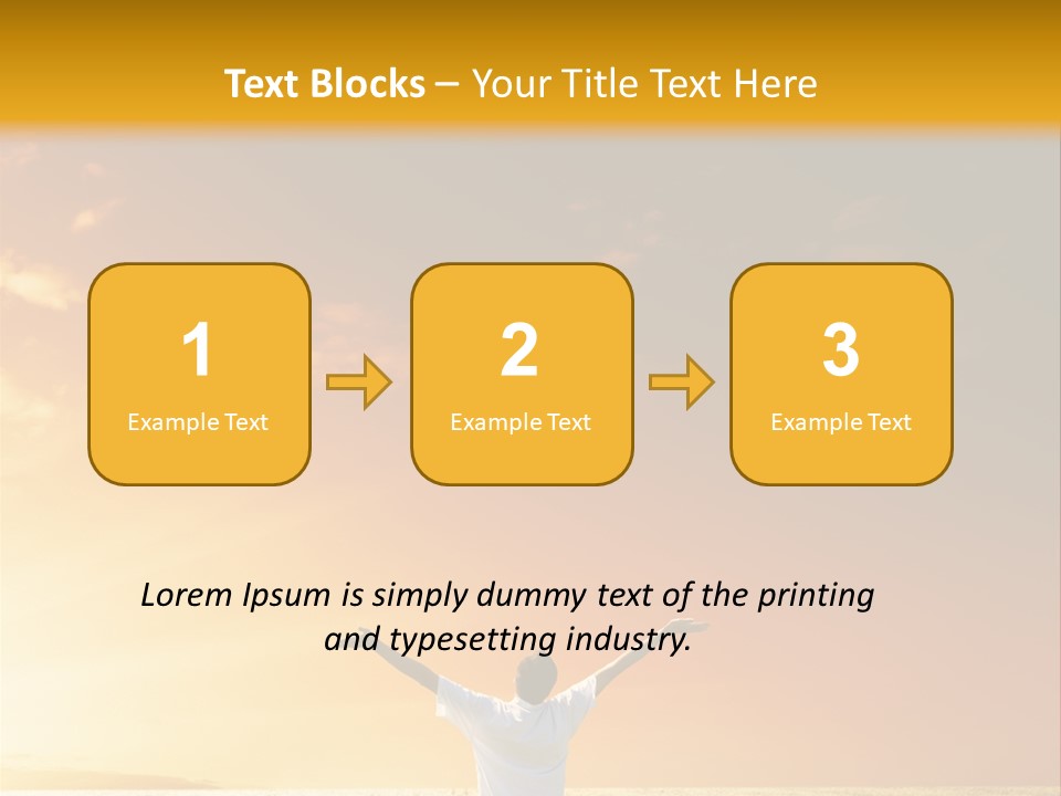 Plain People Boy PowerPoint Template
