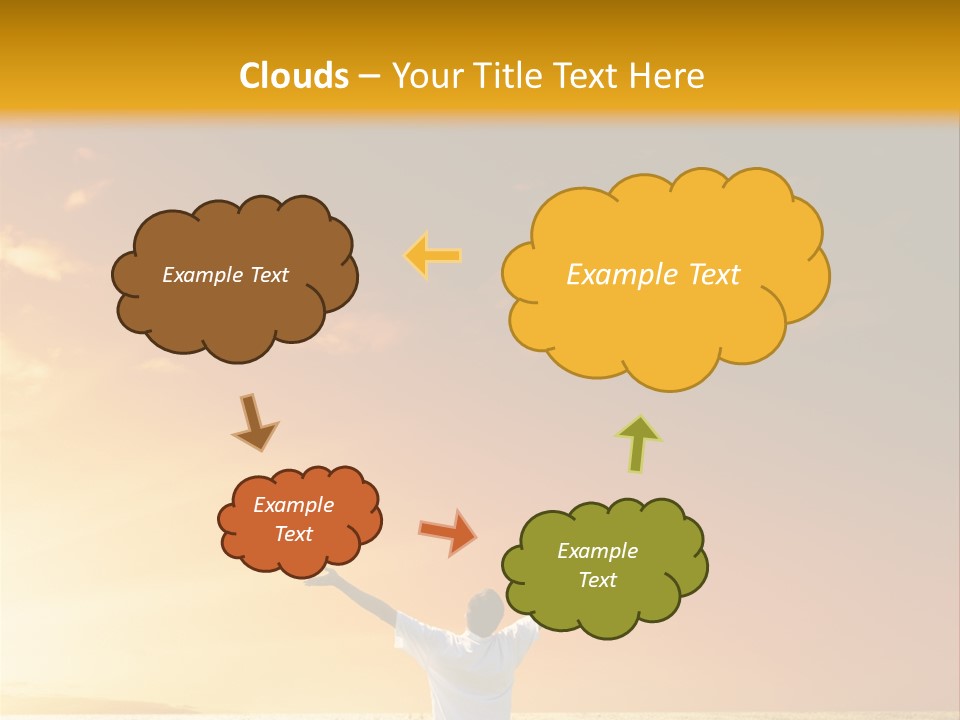 Plain People Boy PowerPoint Template