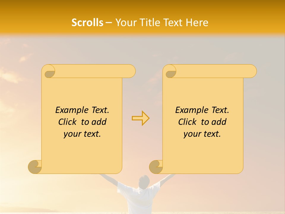 Plain People Boy PowerPoint Template
