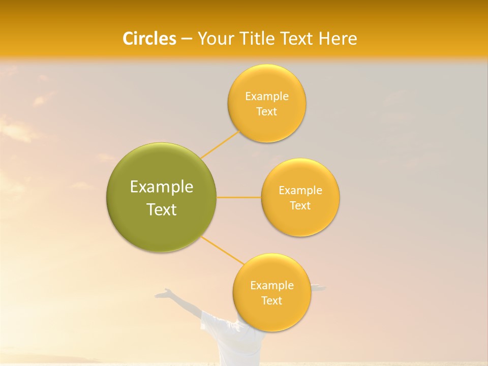 Plain People Boy PowerPoint Template