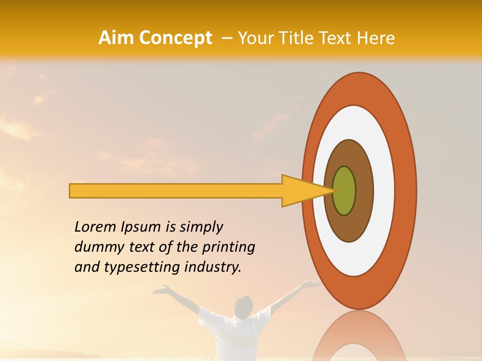 Plain People Boy PowerPoint Template