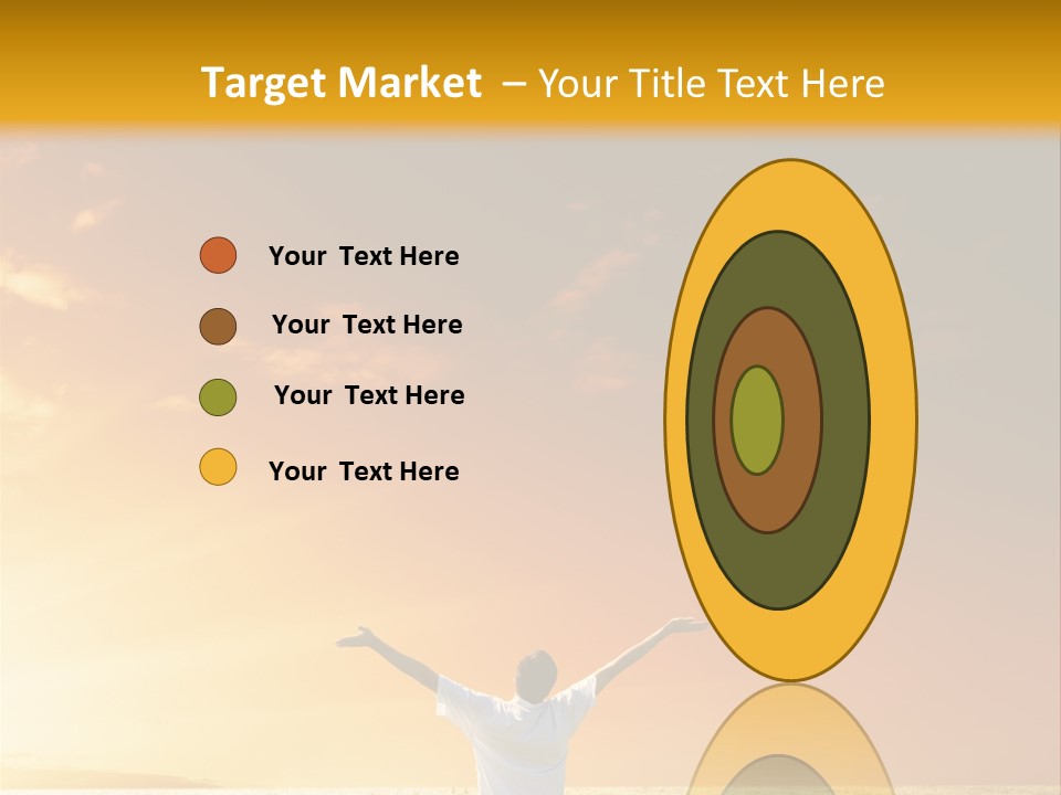 Plain People Boy PowerPoint Template