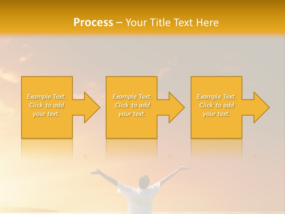 Plain People Boy PowerPoint Template