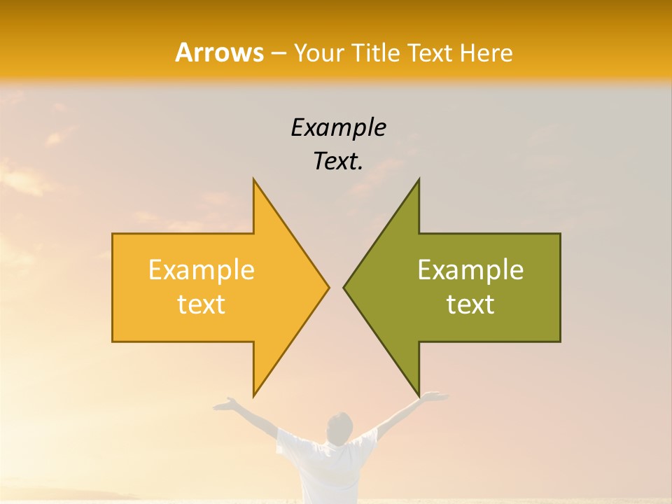 Plain People Boy PowerPoint Template