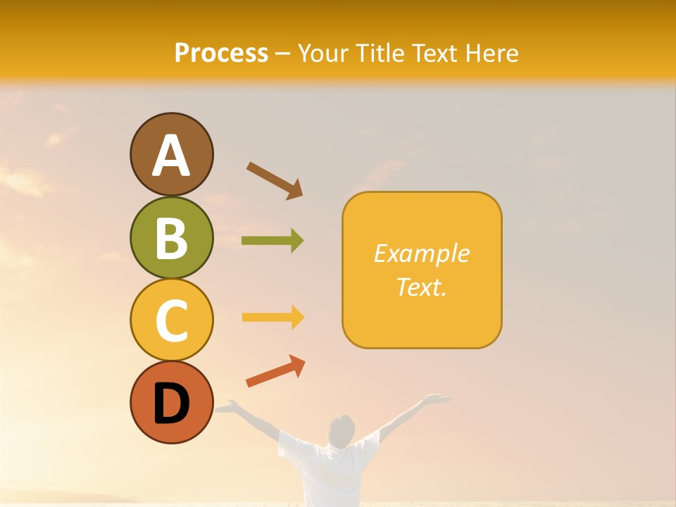 Plain People Boy PowerPoint Template