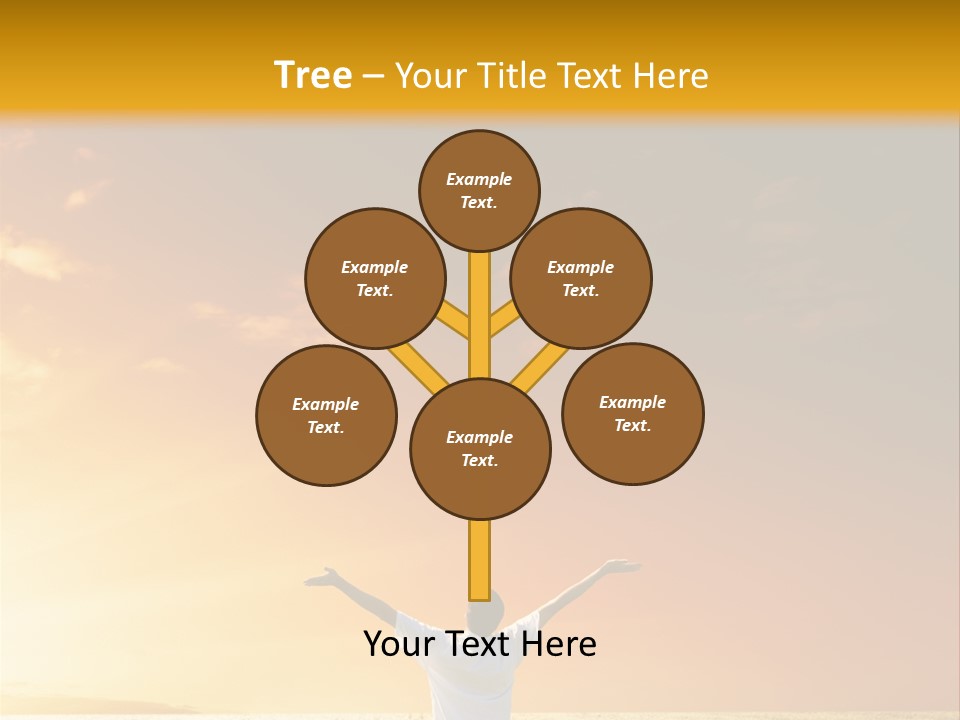 Plain People Boy PowerPoint Template