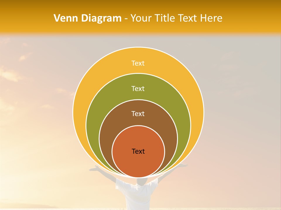 Plain People Boy PowerPoint Template
