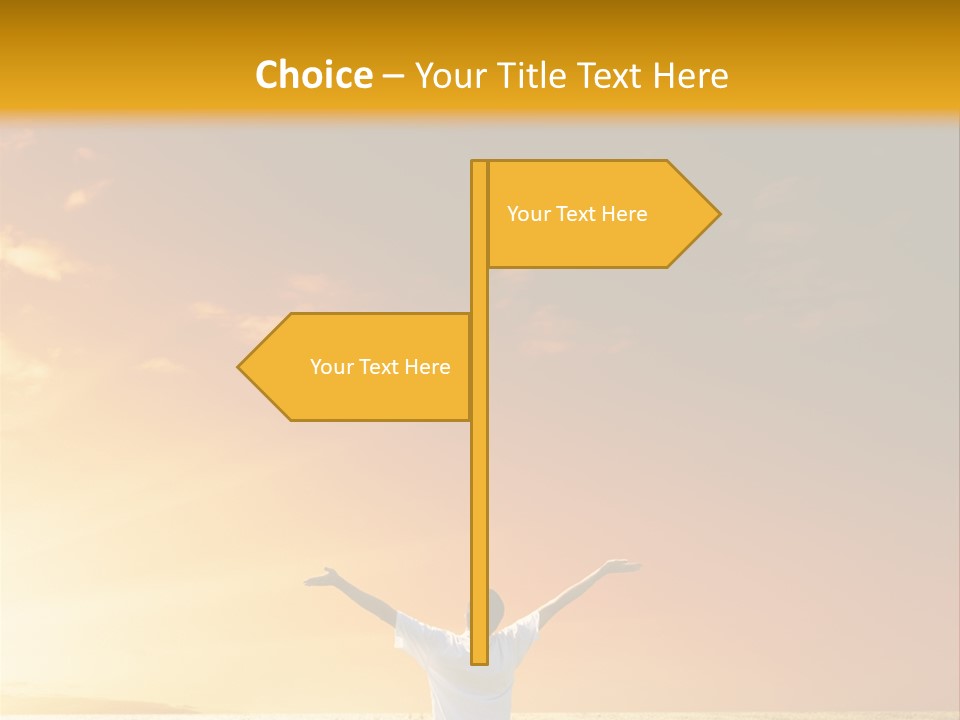 Plain People Boy PowerPoint Template