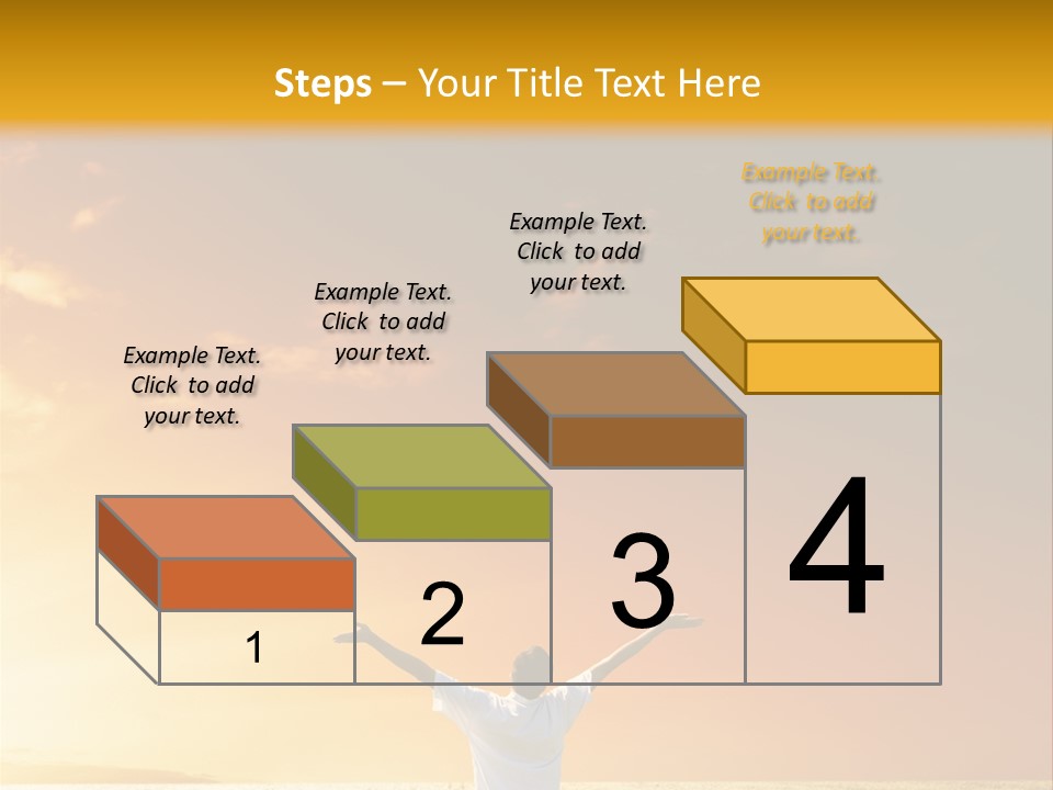 Plain People Boy PowerPoint Template