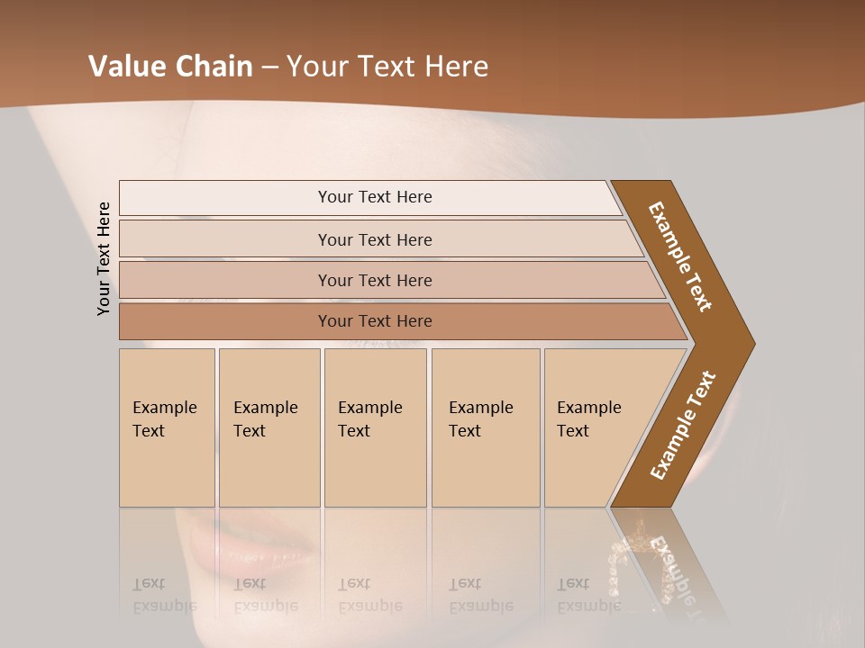 A Woman With A Necklace And Earrings On Her Neck PowerPoint Template