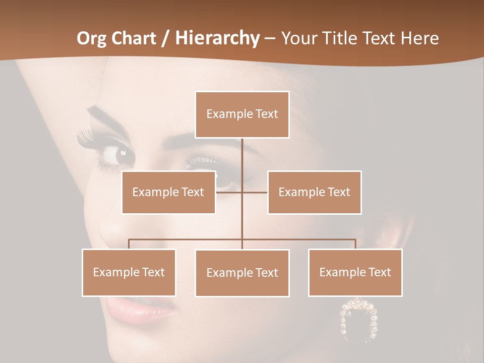 A Woman With A Necklace And Earrings On Her Neck PowerPoint Template