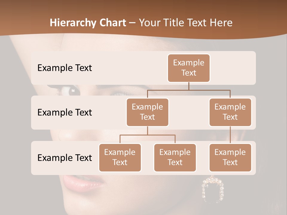 A Woman With A Necklace And Earrings On Her Neck PowerPoint Template
