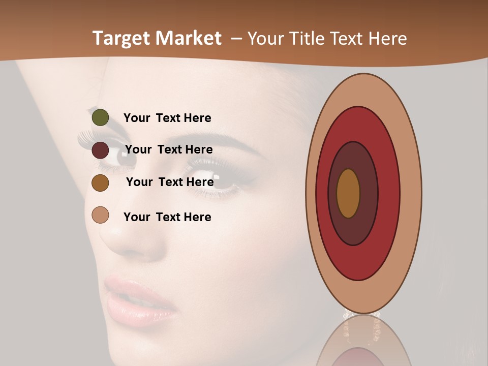 A Woman With A Necklace And Earrings On Her Neck PowerPoint Template