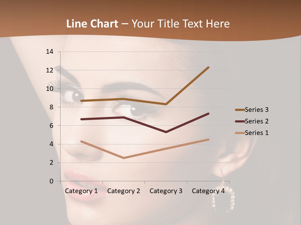 A Woman With A Necklace And Earrings On Her Neck PowerPoint Template