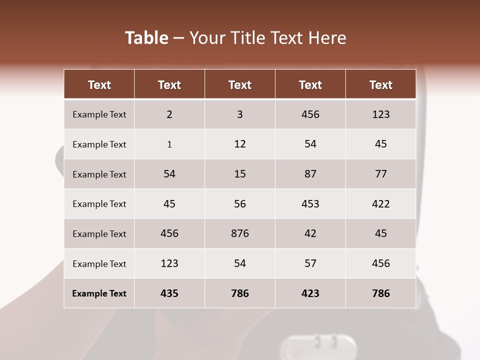 Pretty Oven Healthy PowerPoint Template