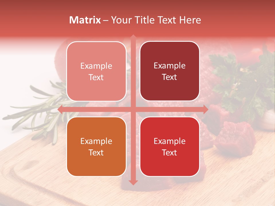 Seasoning Piece Green PowerPoint Template