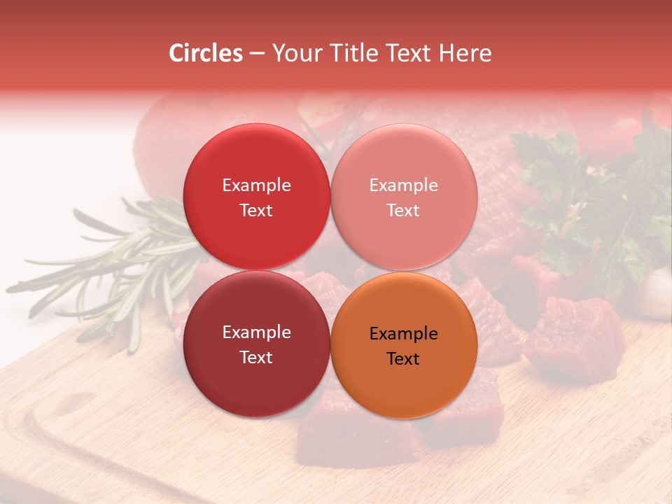 Seasoning Piece Green PowerPoint Template