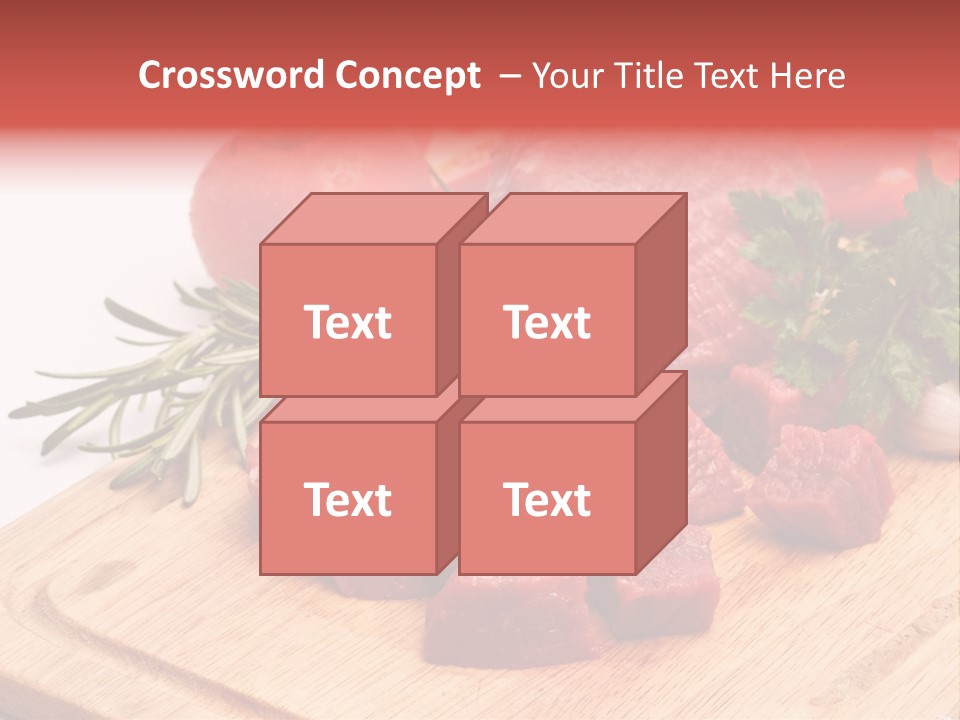Seasoning Piece Green PowerPoint Template