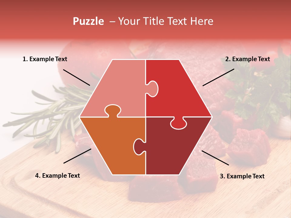 Seasoning Piece Green PowerPoint Template