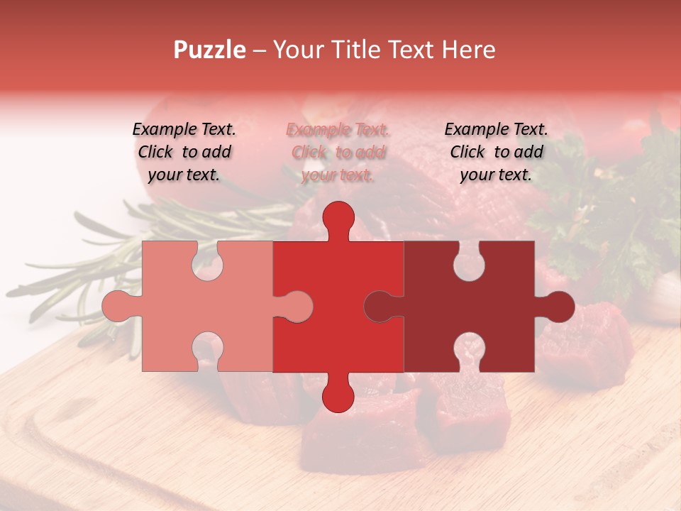 Seasoning Piece Green PowerPoint Template