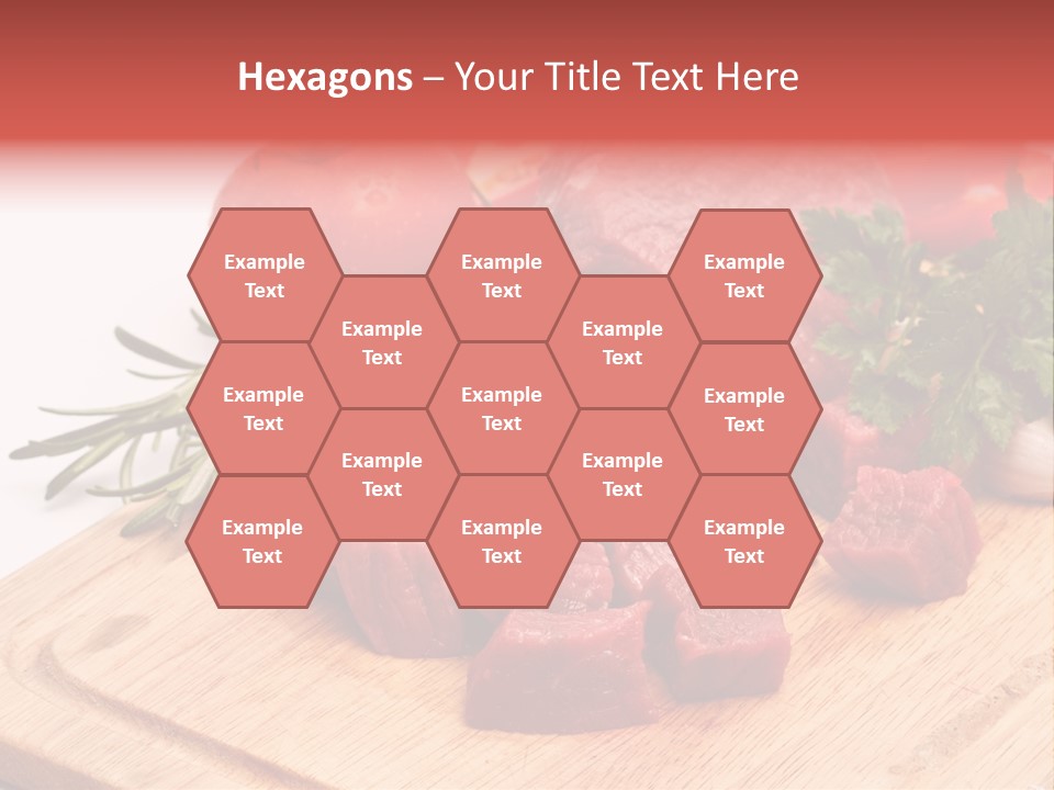 Seasoning Piece Green PowerPoint Template