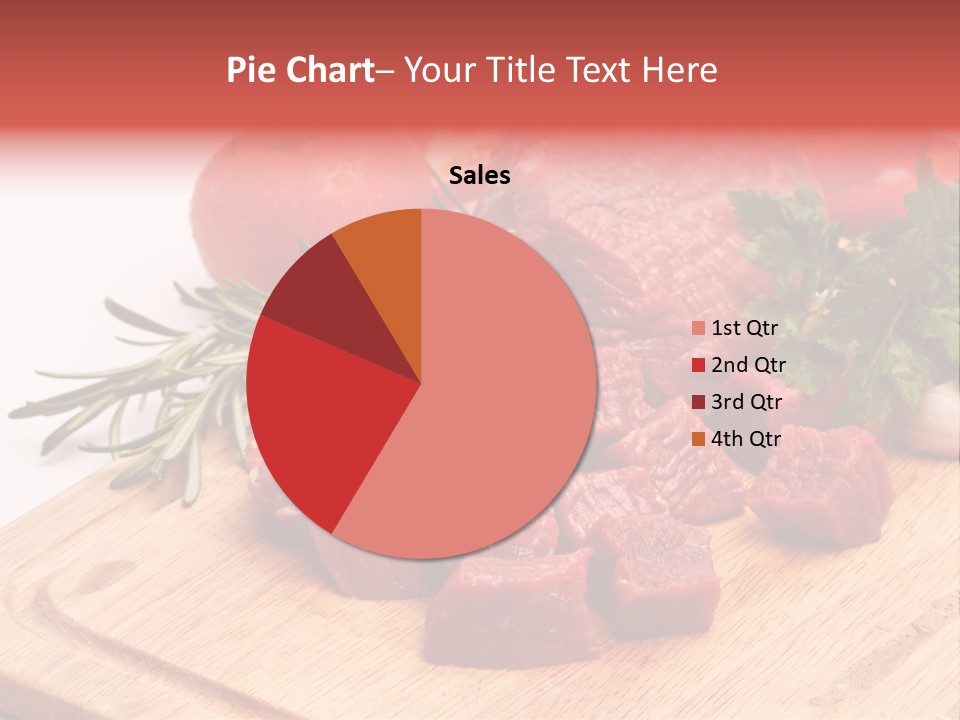 Seasoning Piece Green PowerPoint Template