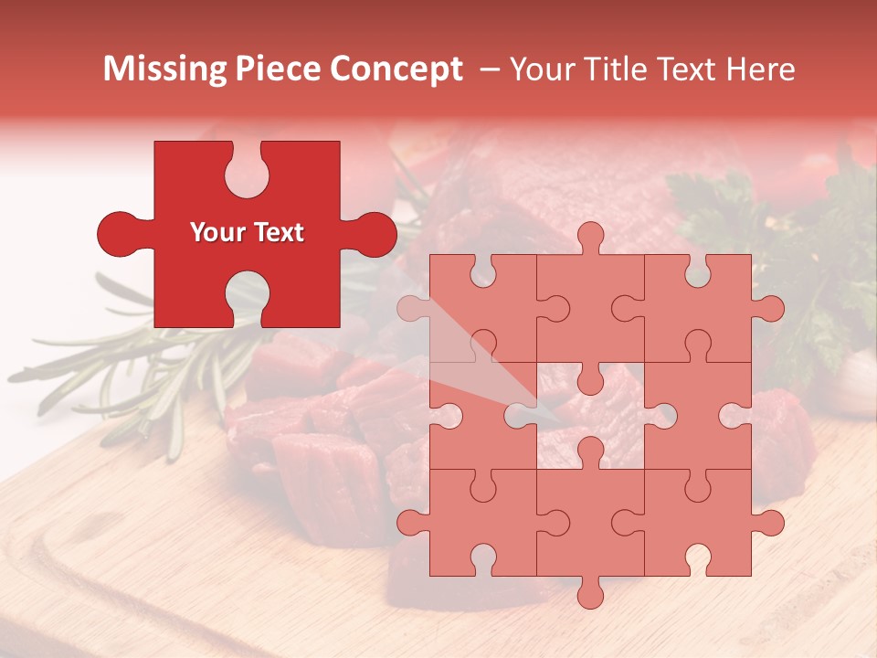 Seasoning Piece Green PowerPoint Template