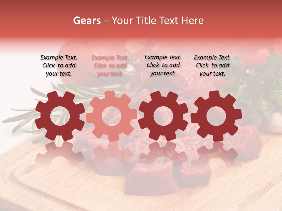 Seasoning Piece Green PowerPoint Template