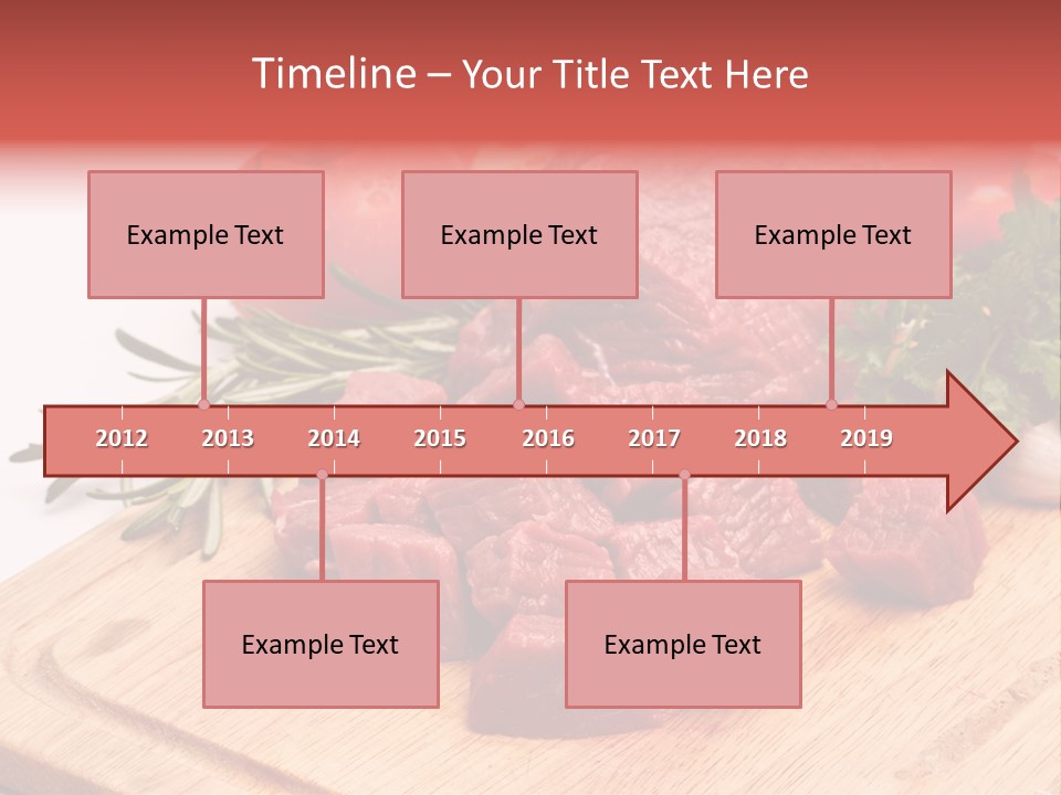 Seasoning Piece Green PowerPoint Template