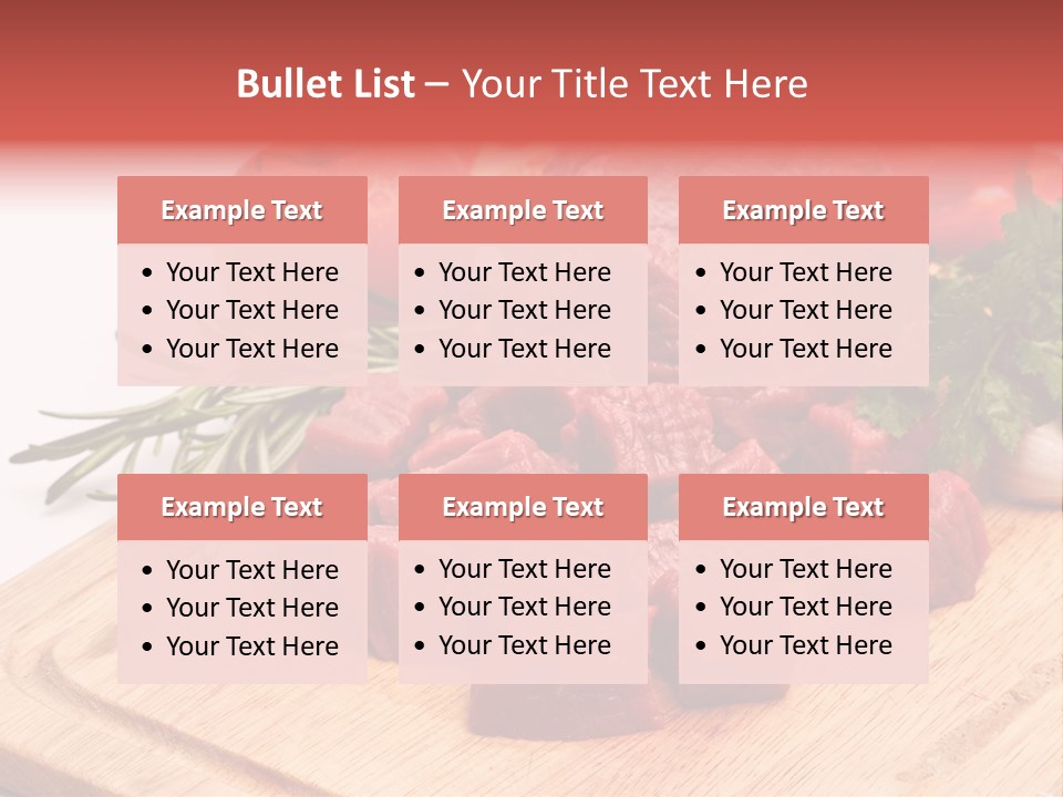 Seasoning Piece Green PowerPoint Template