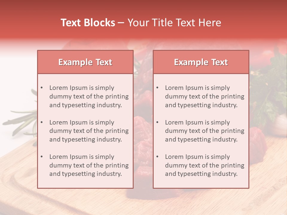 Seasoning Piece Green PowerPoint Template