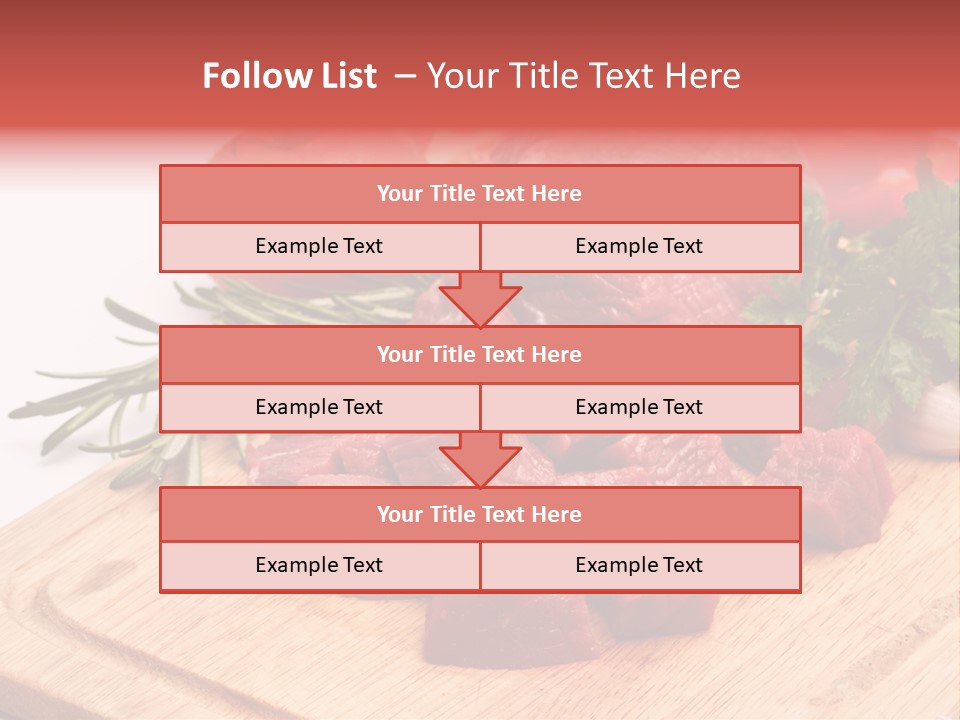 Seasoning Piece Green PowerPoint Template
