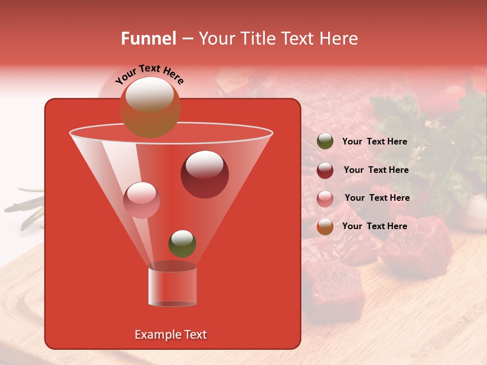 Seasoning Piece Green PowerPoint Template