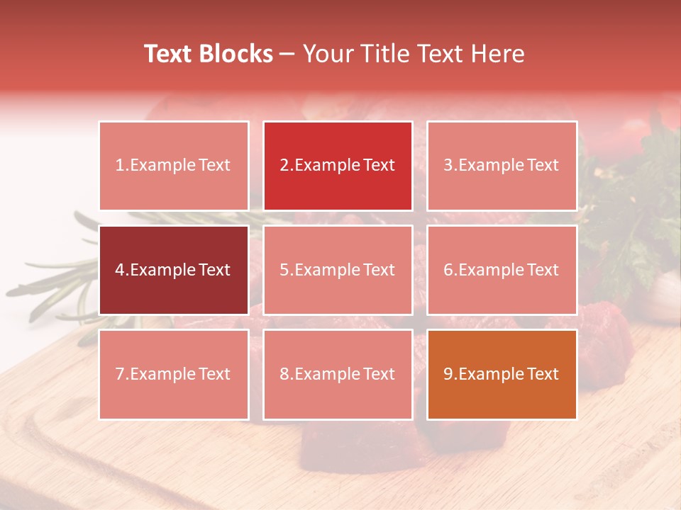 Seasoning Piece Green PowerPoint Template