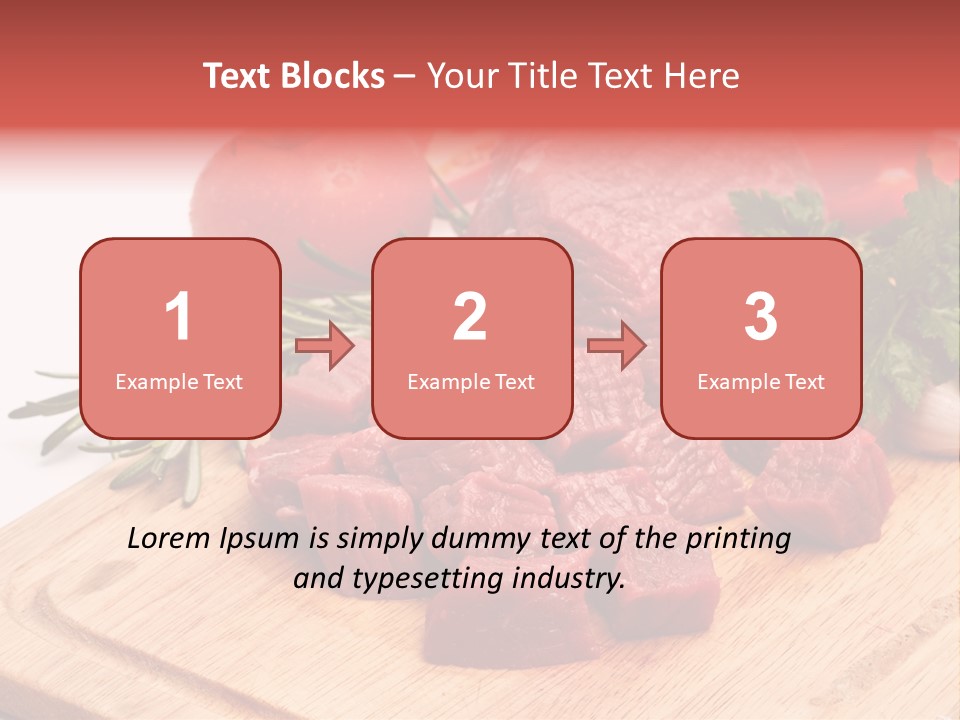 Seasoning Piece Green PowerPoint Template